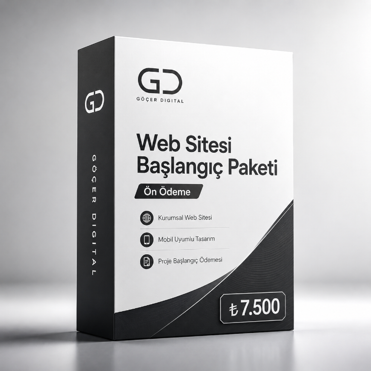 Web Sitesi Başlangıç Paketi - Ön Ödeme