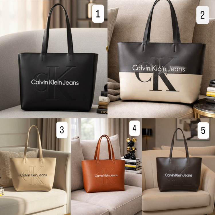 Clvn Kln Shopper Bag “ 5 Renk Seçeneği “ ↔️37 cm - ↕️30 cm