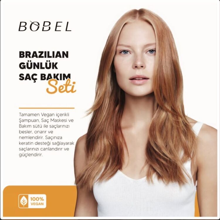 BOBEL Vegan Saç Bakım Seti – 10 Etkili Formül