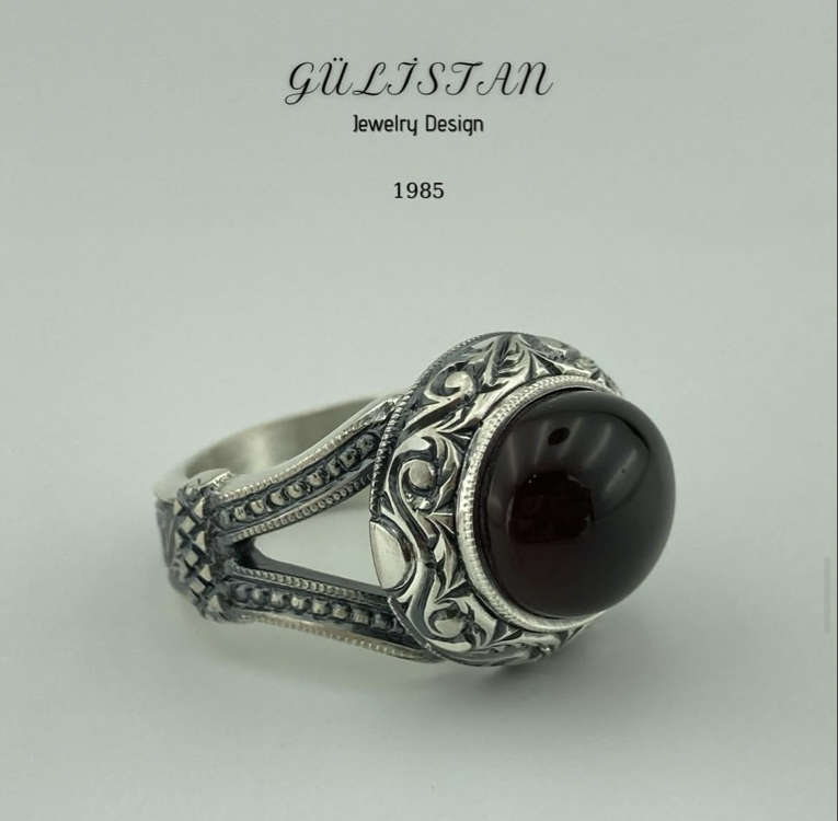 “Gülistan” İşlemeli Yüzük