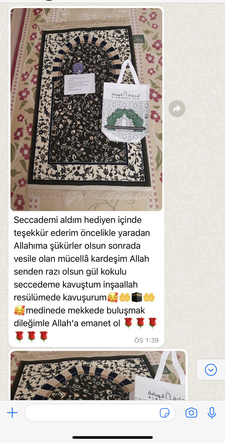 RAVZA YEŞİL SECCADE