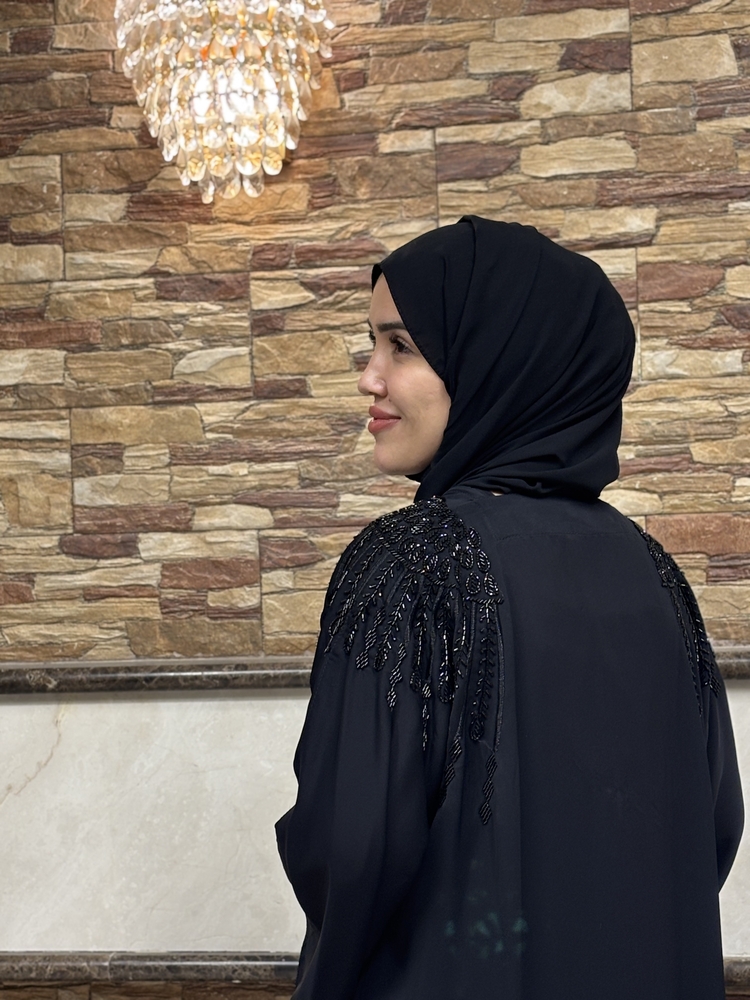 SİYAH LAL ABAYA ŞAL TAKIM