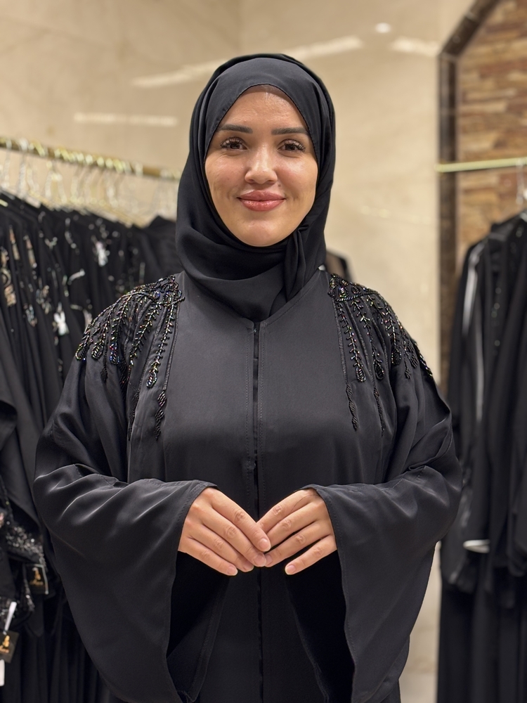 SİYAH LAL ABAYA ŞAL TAKIM