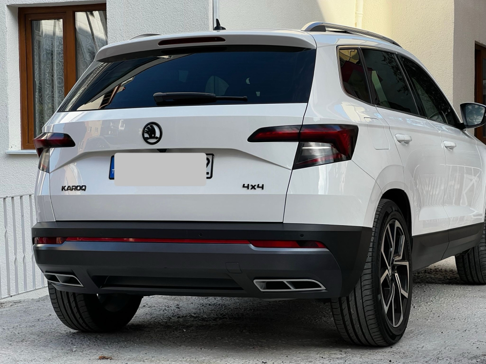 Skoda Karoq 2018-2021çift çıkış görünüm difüzör