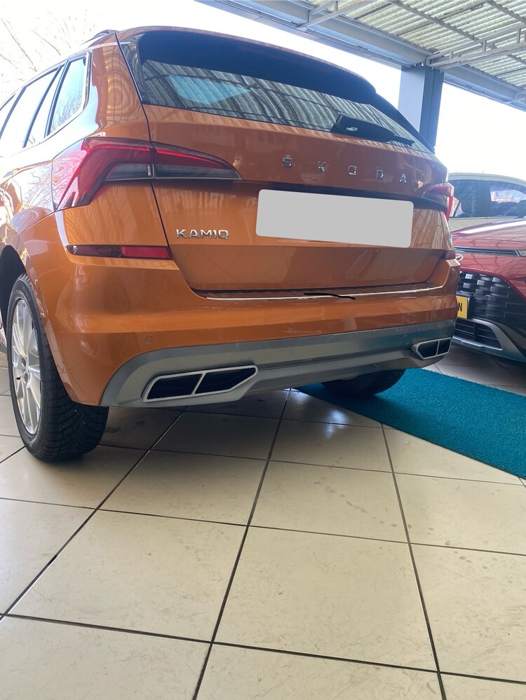 Skoda KAMIQ ÇİFT ÇIKIŞ GRİ-SİYAH Boyalı  