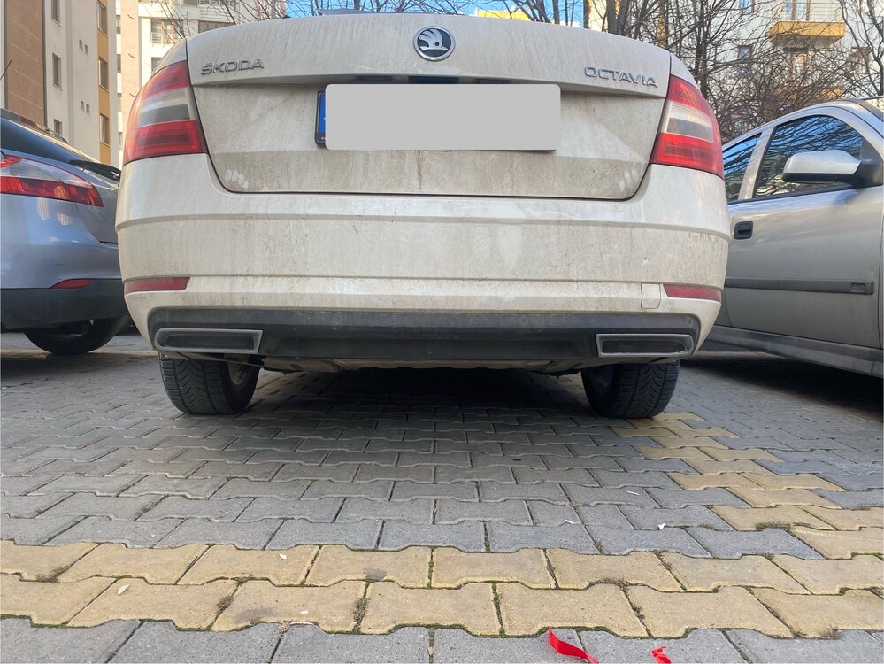 Skoda OCTAVIA TEK ÇIKIŞ GRİ-SİYAH Boyalı