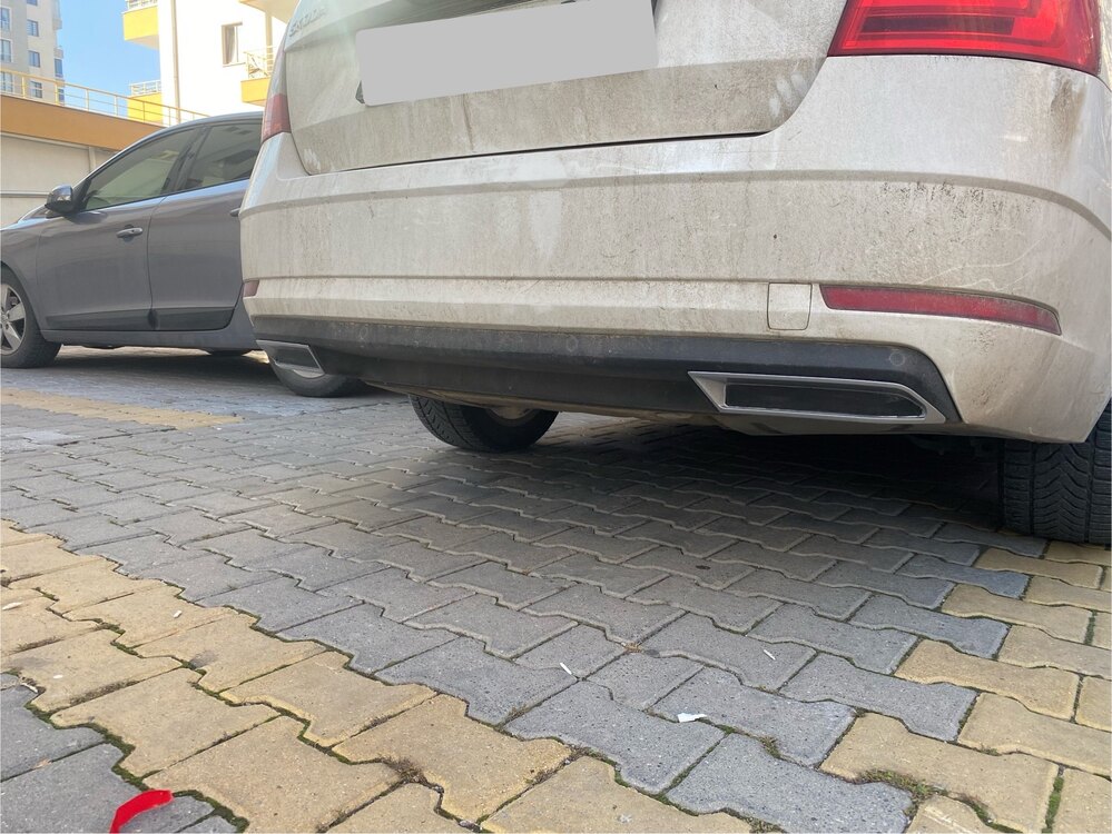 Skoda OCTAVIA TEK ÇIKIŞ GRİ-SİYAH Boyalı