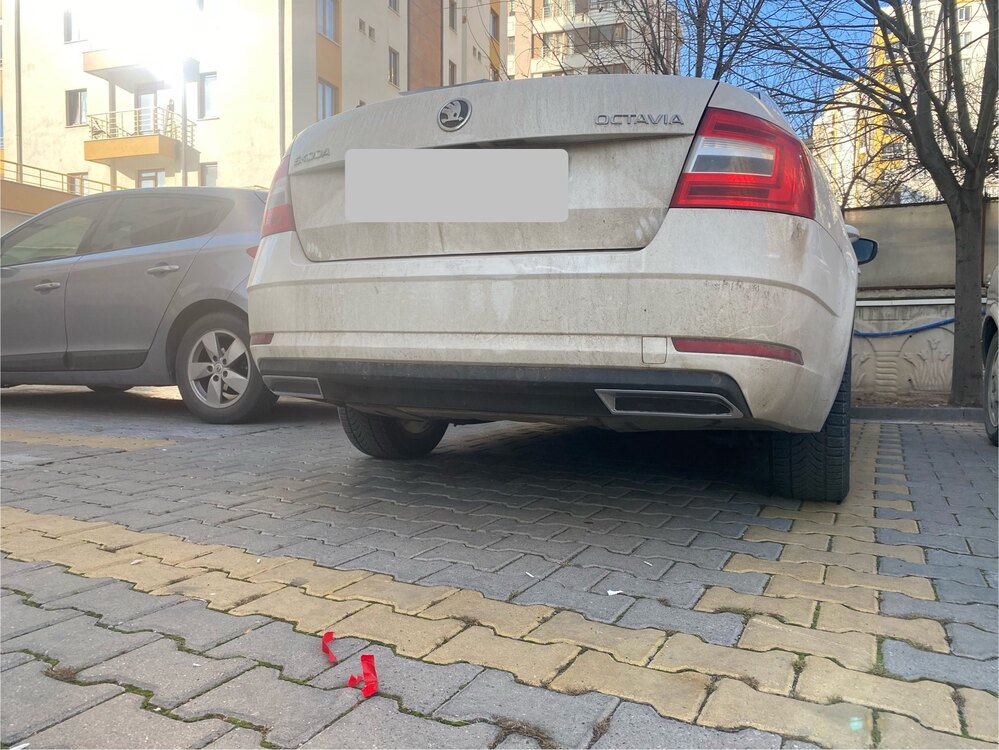 Skoda OCTAVIA TEK ÇIKIŞ GRİ-SİYAH Boyalı