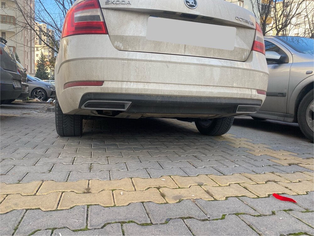 Skoda OCTAVIA TEK ÇIKIŞ GRİ-SİYAH Boyalı