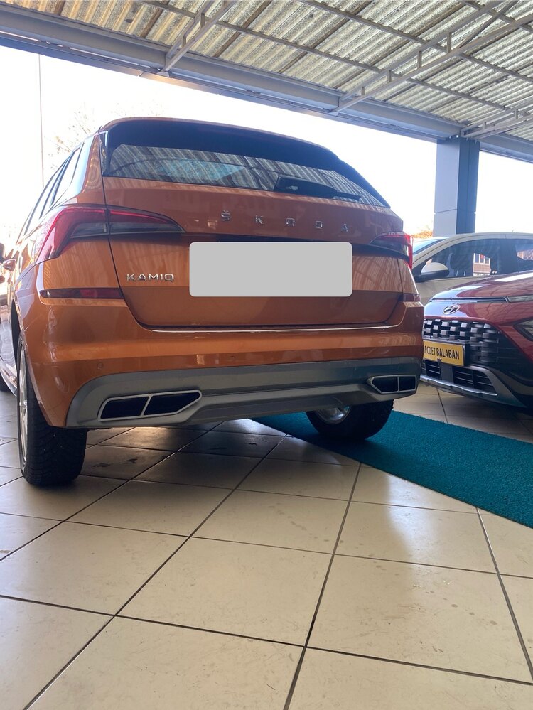 Skoda KAMIQ ÇİFT ÇIKIŞ GRİ-SİYAH Boyalı  