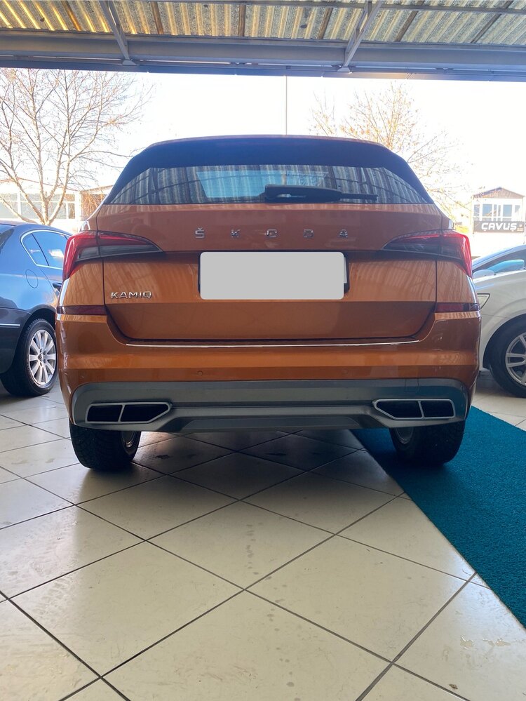 Skoda KAMIQ ÇİFT ÇIKIŞ GRİ-SİYAH Boyalı  