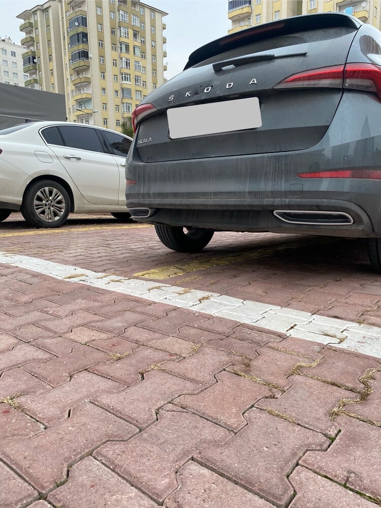 Skoda Scala TEK ÇIKIŞ GRİ-SİYAH Boyalı