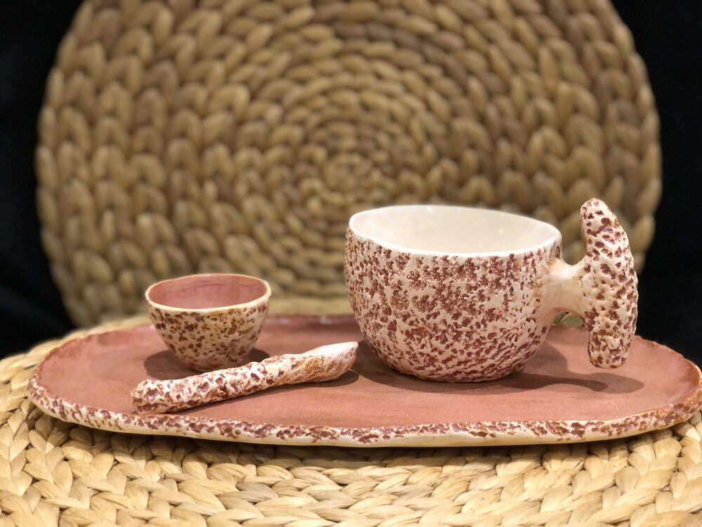 El Yapımı Seramik Çay & Kahve Sunum Seti
