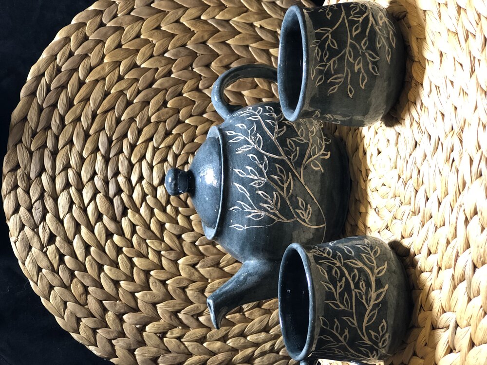 El Yapımı Seramik Teapot