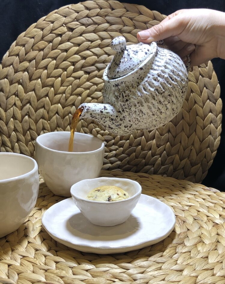 El Yapımı Seramik Teapot