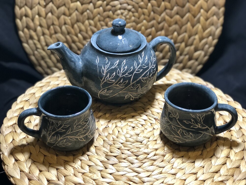 El Yapımı Seramik Teapot