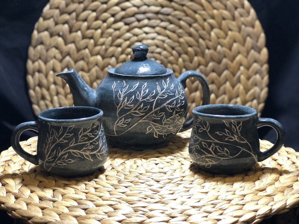 El Yapımı Seramik Teapot