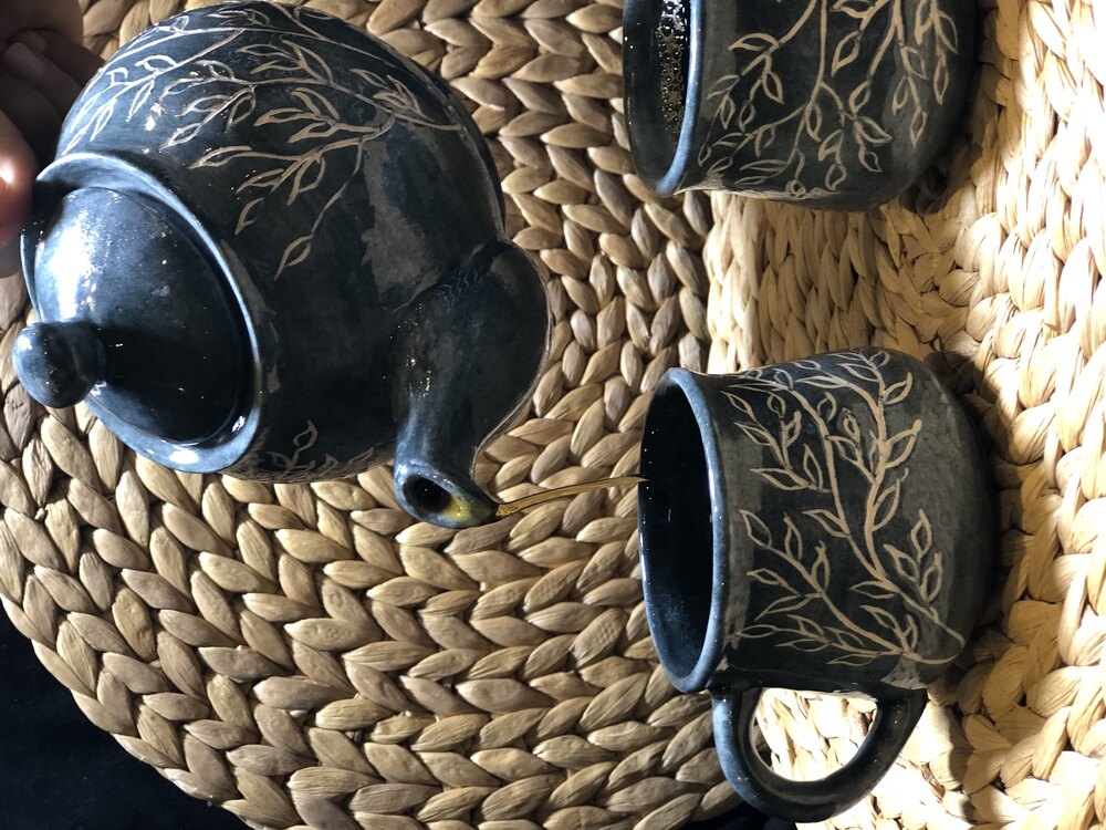 El Yapımı Seramik Teapot