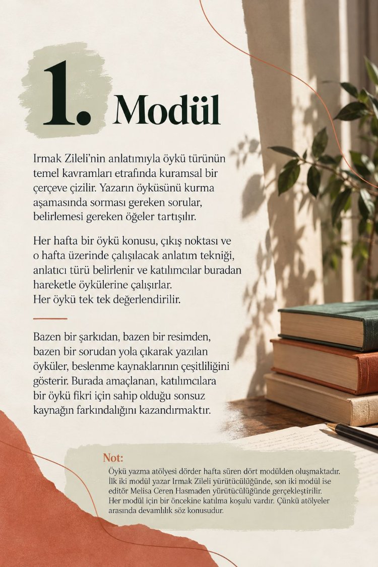 Öykü Yazma Atölyesi 1.Modül