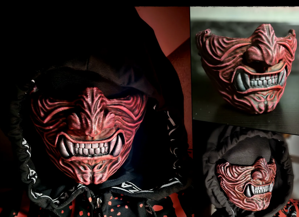 Samurai Oni Maske