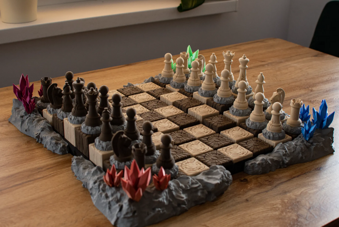 FANTASTİK SATRANÇ TAKIMI 3D BASKI