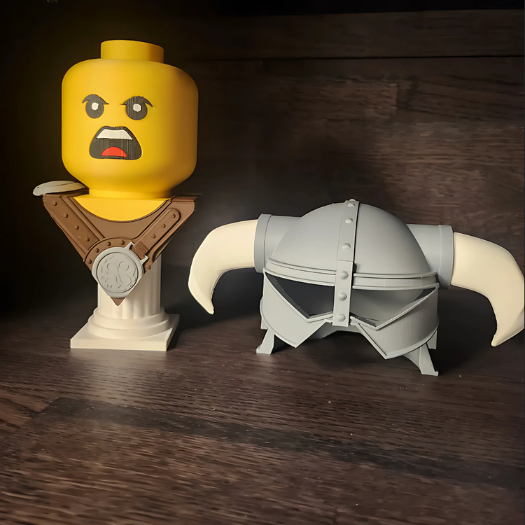 BRICK DRAGONBORN SKYRIM BÜST 3D 15 CM