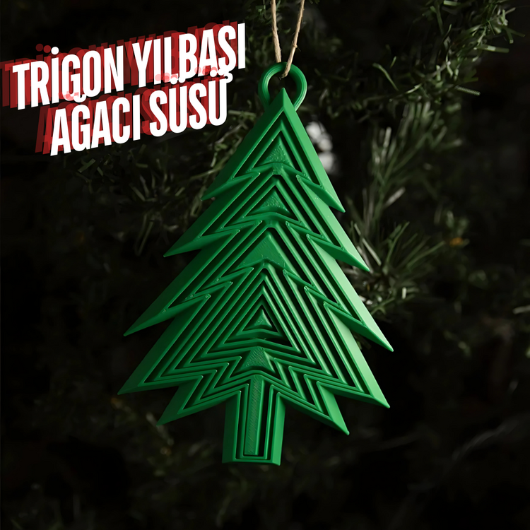 Trigon Yılbaşı Ağacı Süsü