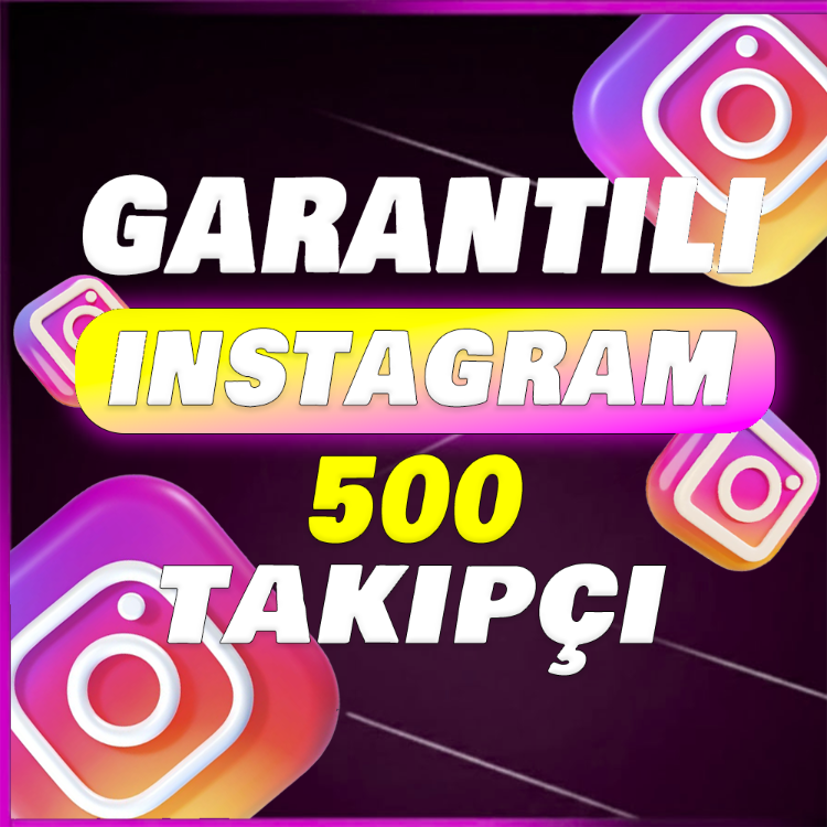 [365 Gün Garantili] - Instagram 500 Takipçi 