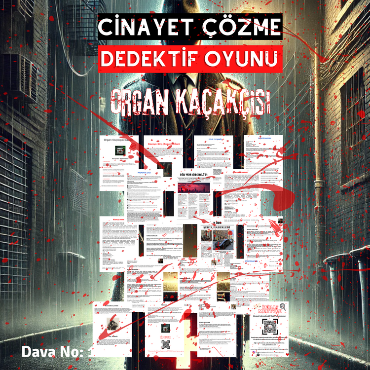 Anında Teslim (İndirilebilir) | Dijital Dedektif Oyunu Organ Kaçakçısı Davası PDF Versiyon