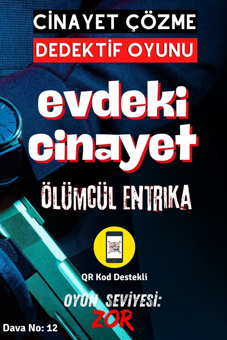 Anında Teslim (İndirilebilir) | Dijital Dedektif Oyunu Evdeki Cinayet Davası PDF Versiyon