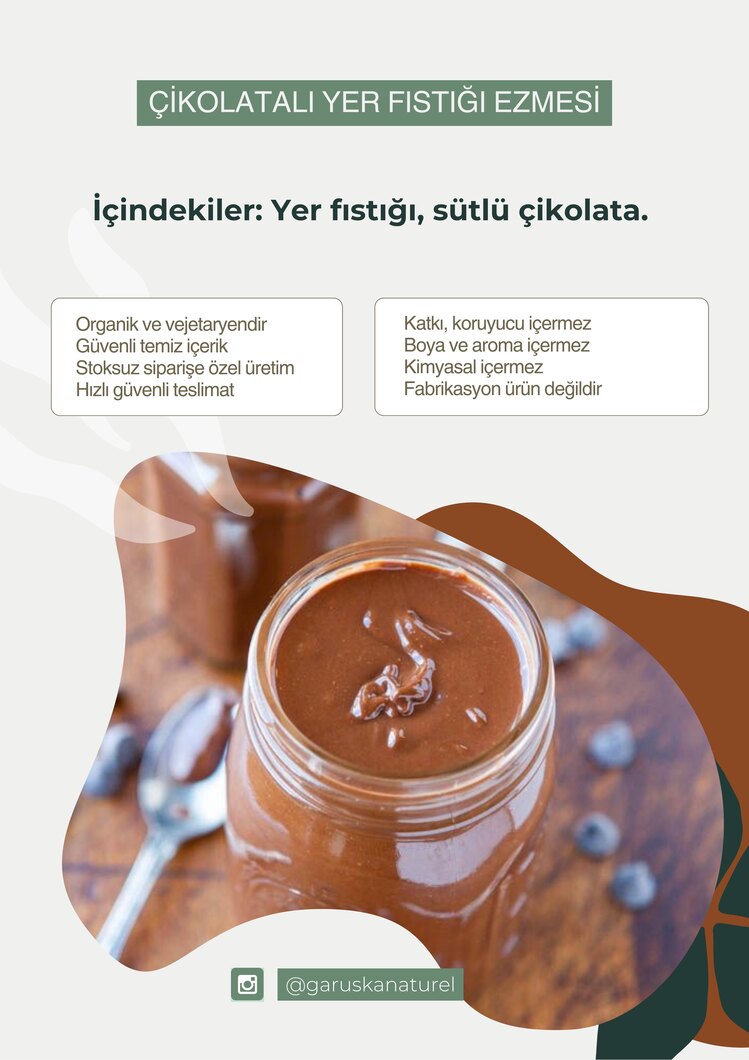 Çikolatalı Yer Fıstığı Ezmesi