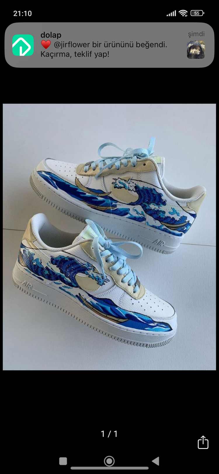 nıke air force özel tasarım