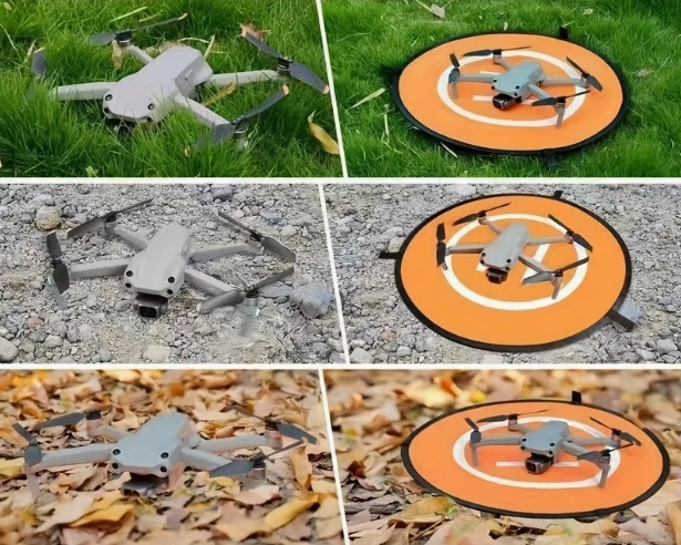 55 cm Yüksek Görünürlüklü Katlanabilir Drone İniş Pedi