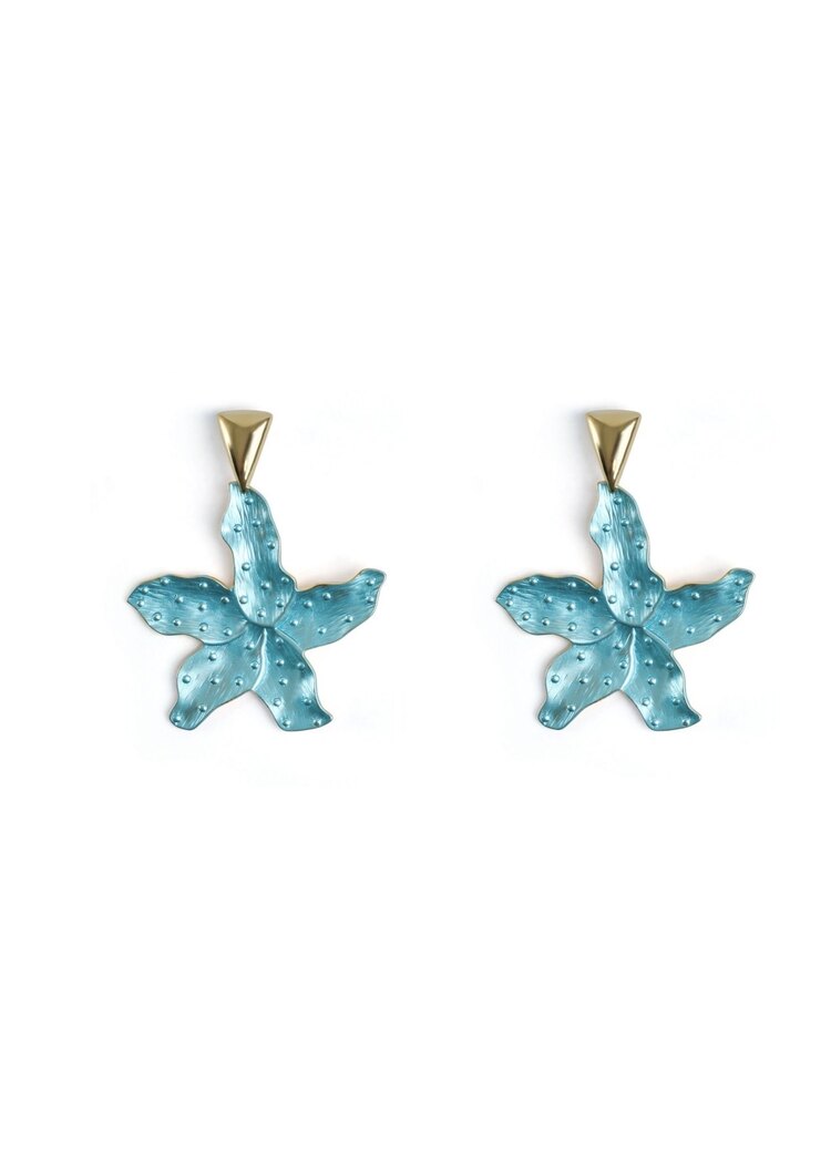 Floral (blue)