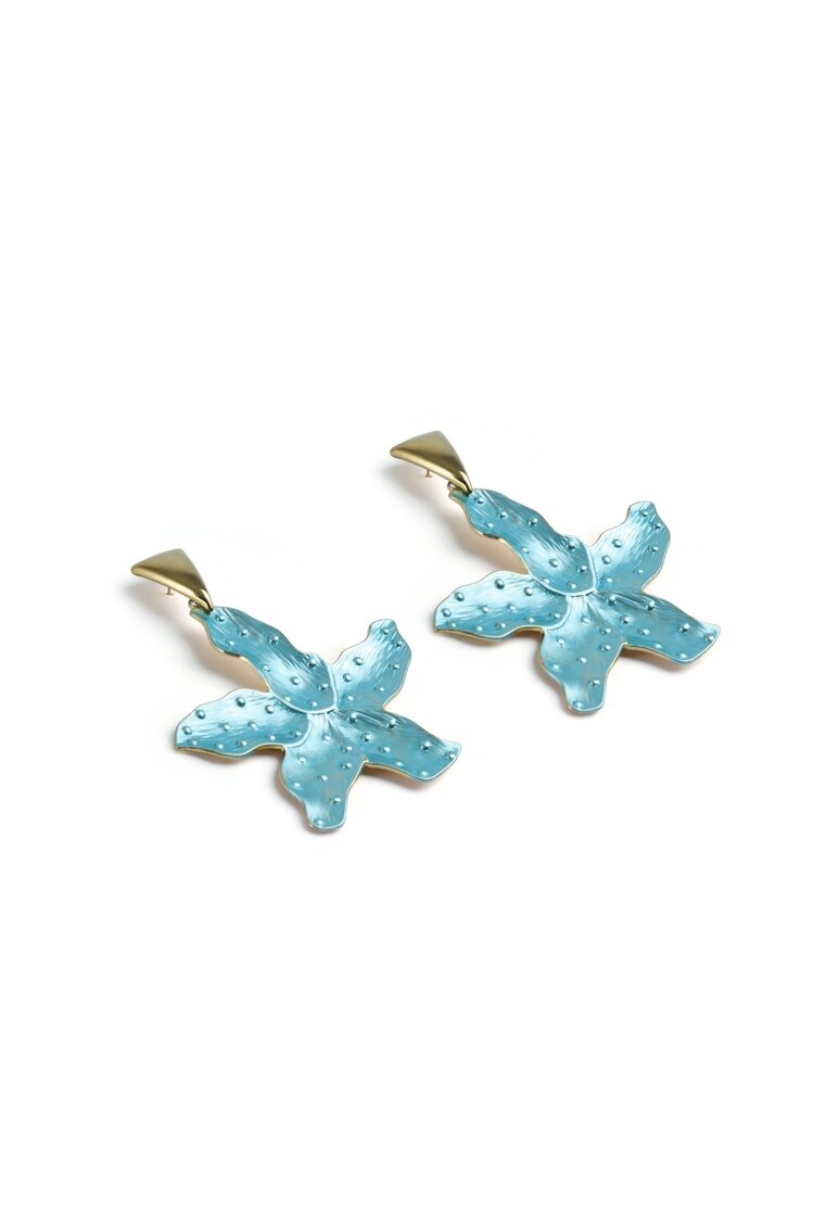Floral (blue)