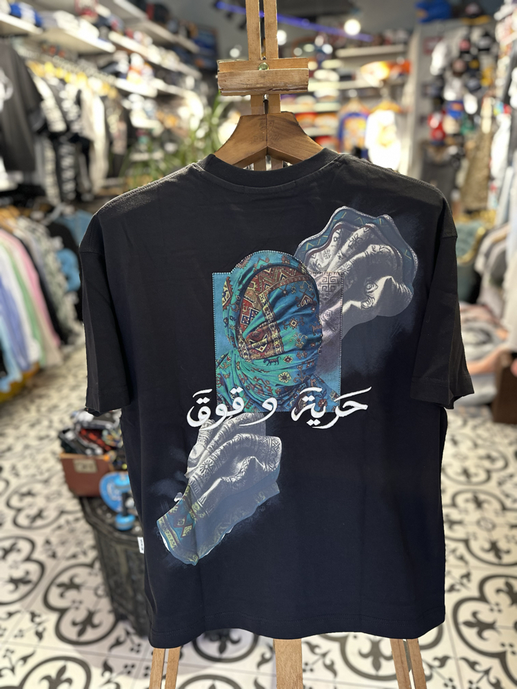 “Freedom & Rights” Oversized Graphic T_shirt