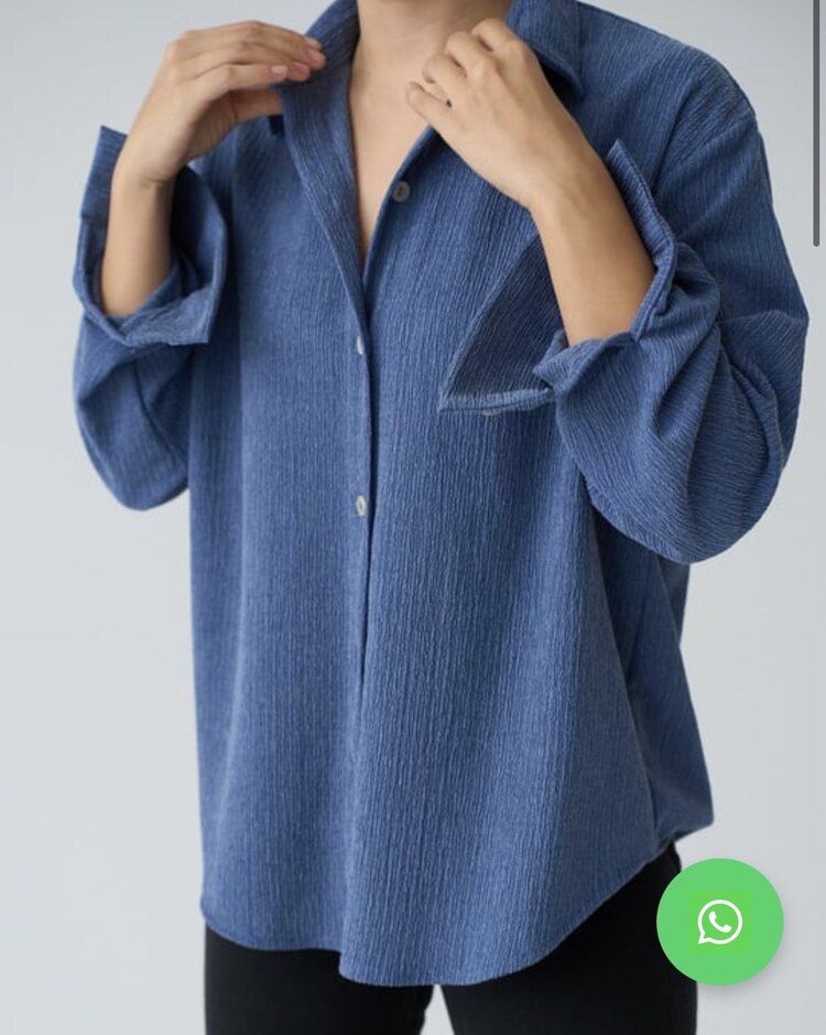 Kadın oversize indiği gömlek 