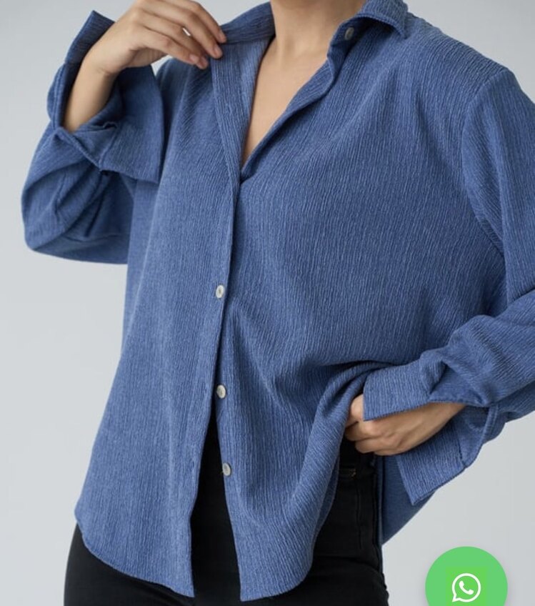 Kadın oversize indiği gömlek 