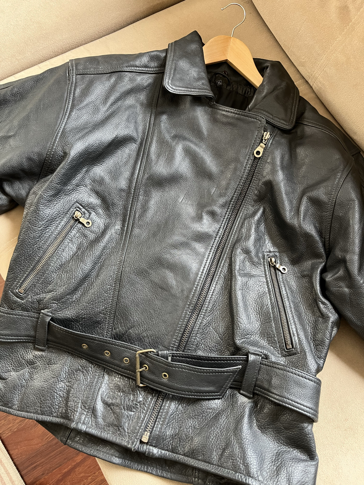 Vintage 90’s Bomber Hakiki Deri Ceket