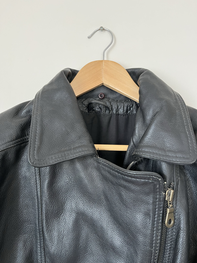 Vintage 90’s Bomber Hakiki Deri Ceket