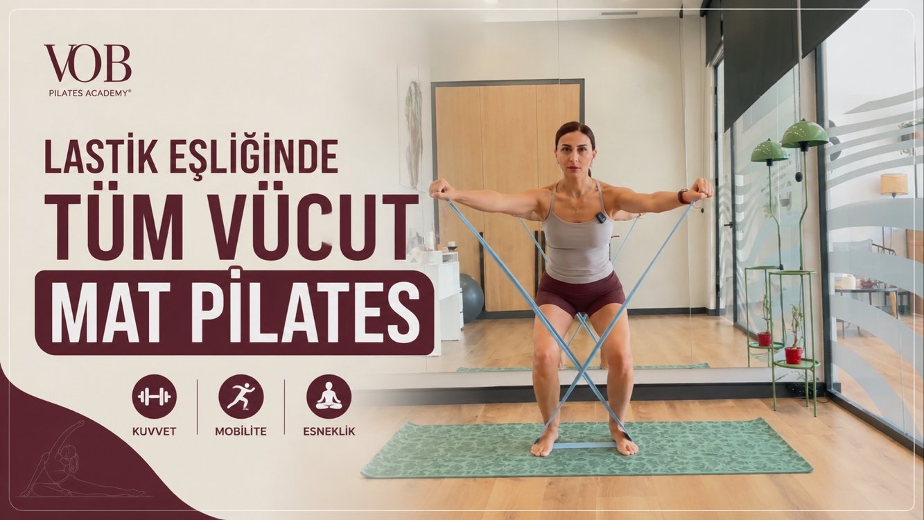Lastik Eşliğinde Tüm Vücut- Mat Pilates