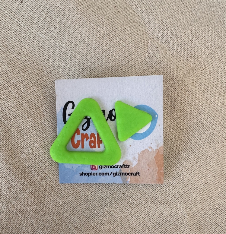 Neon mini küpe