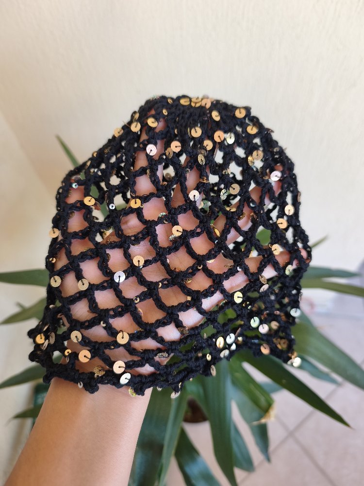 Siyah- Gold Pullu File Model 