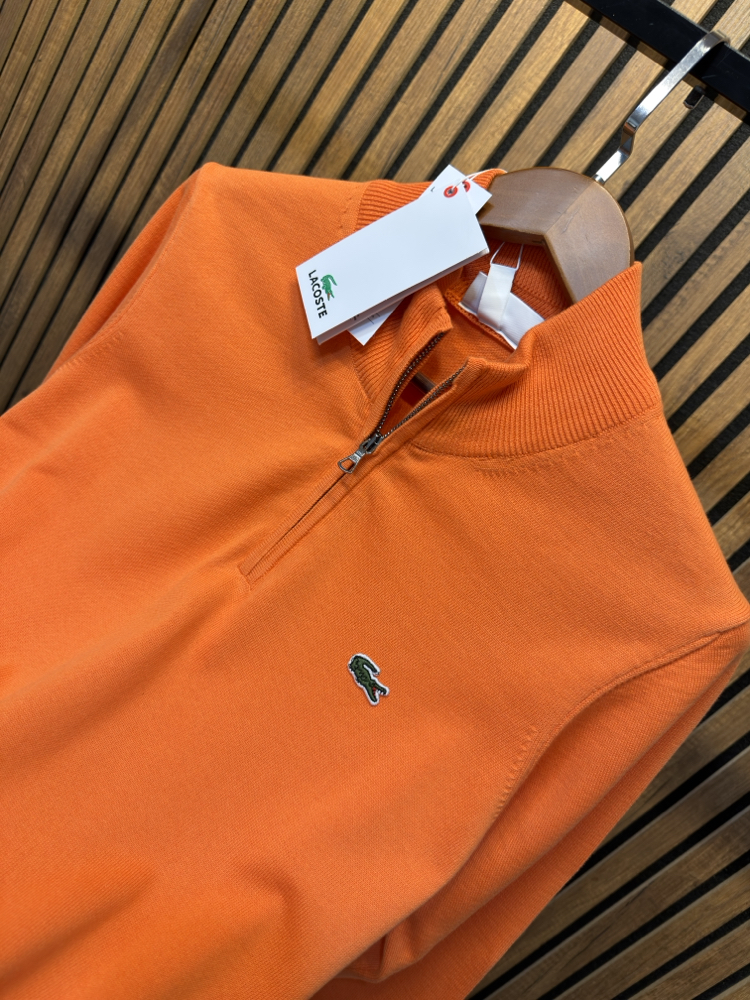 Lacoste Yarım Fermuarlı Kazak
