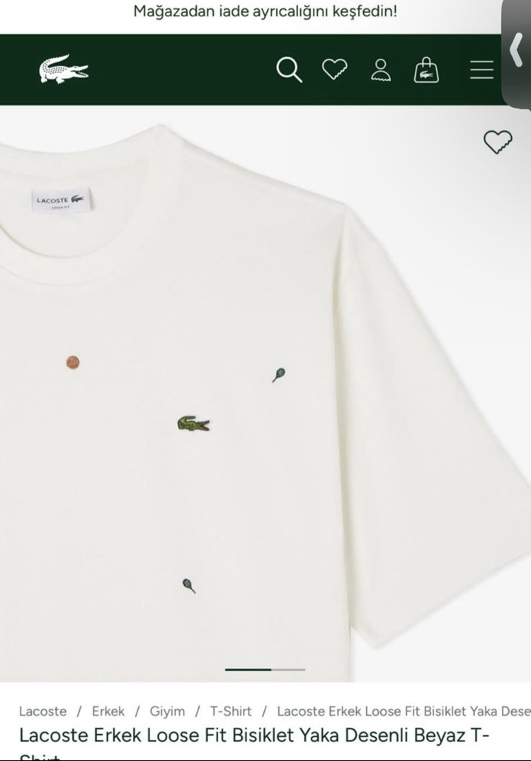 Lacoste İthal Tshirt