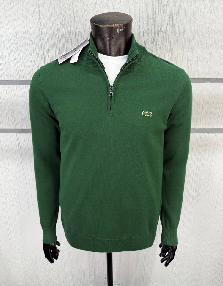 Lacoste Yarım Fermuarlı Kazak