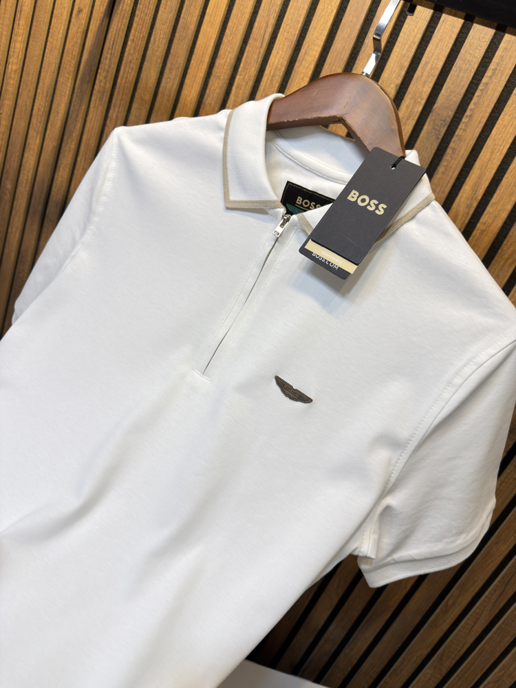 Boss Aston Martin Polo Yaka Tsihirt Osyho Kumaş