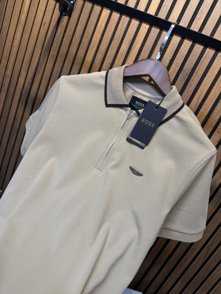 Boss Aston Martin Polo Yaka Tsihirt Osyho Kumaş
