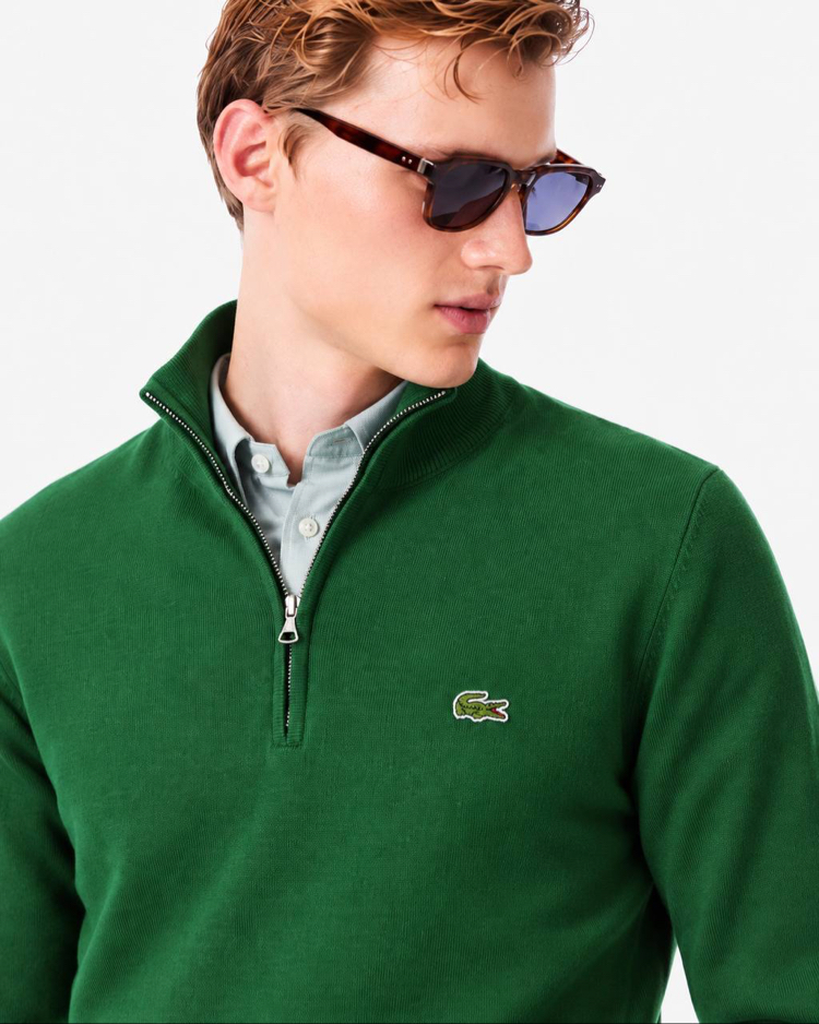 Lacoste Yarım Fermuarlı Kazak