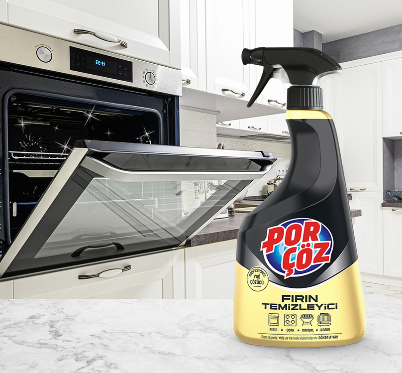 Porçöz Fırın Temizleyici Sprey 750 Ml